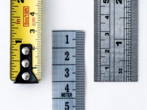 rulers on flat surface