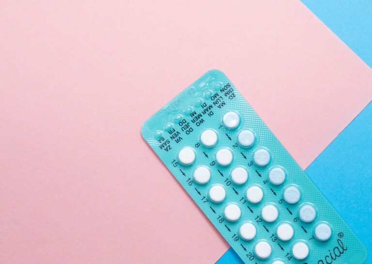 A package of birth control pills
