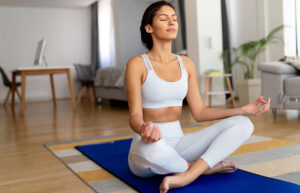 Woman doing yoga